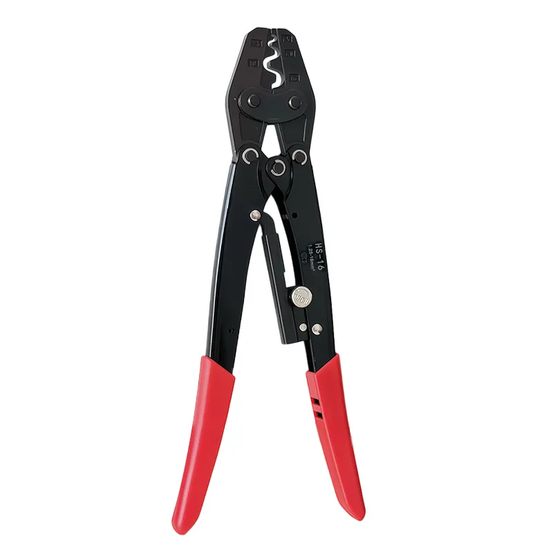 HS-16 Ratchet Crimping Tool – Non-Insulated OT/UT/SC Terminals, 1.5–16mm²