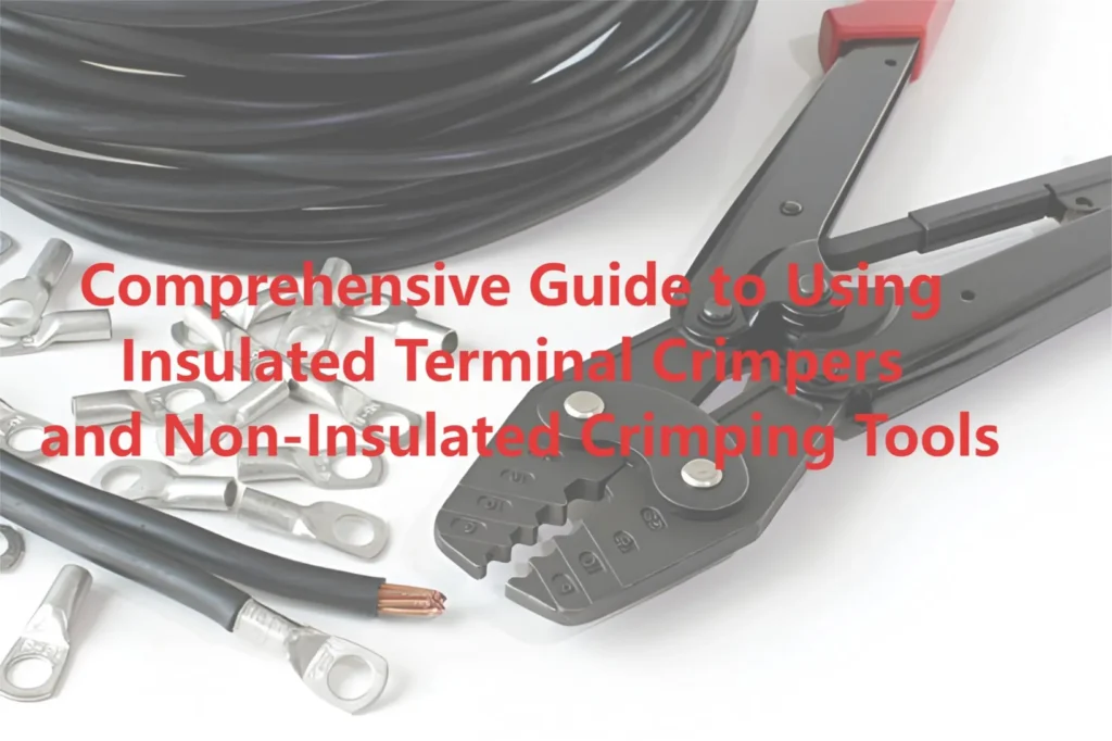 Comprehensive Guide to Using Insulated Terminal Crimpers and Non-Insulated Crimping Tools